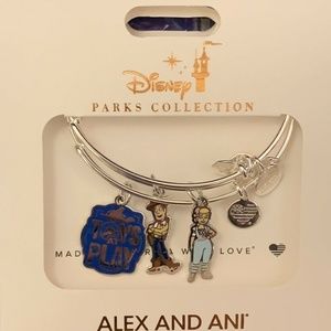 Disney Alex and Ani Toy Story Woody &Bo Peep Bangl